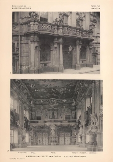 Tafel 141 Barock : Breslau Universit&auml;t Hauptportal ; Leubus F&uuml;rstensaal