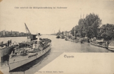 Oppeln : Oder unterhalb der M&uuml;hlgrabenmundung bei Hochwasser