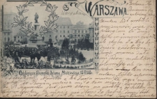 Warszawa : Odsłonięcie Pomnika Adama Mickiewicza