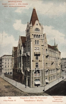 Warszawa : Nowo-Sienna 9, Róg Zgoda przy Marszałkowskiej