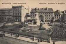 Warszawa : Pomnik Mickiewicza
