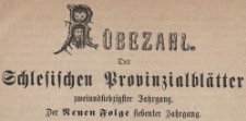 Rubezahl Der Schlesischen Prowinzialblatter, 1869