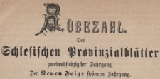 Rubezahl Der Schlesischen Prowinzialblatter, 1874
