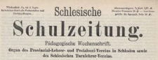 Schlesische Schulzeitung, 1892