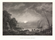 Une marine au soleil couchant