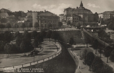 Warszawa : Ul. Karowa z wiaduktem