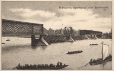 Warszawa : Wysadzony most Kierbedzia