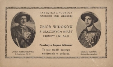 Pamiątka z podróży naokoło kuli ziemskiej : Zbiór widoków stołecznych miast Europy i M. Azji