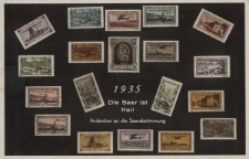 1935 Die Saar ist frei! : Andenken an die Saarabstimmung