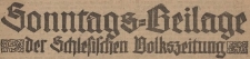 Sonntagsbeilage der Schlesischen Volkszeitung, 1924, nr 32