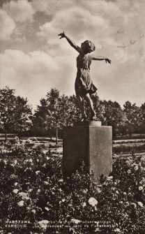 Warszawa : &bdquo;Tancerka&rdquo; w Parku Paderewskiego