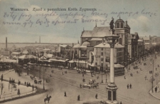 Warszawa : Zjazd z pomnikiem Króla Zygmunta
