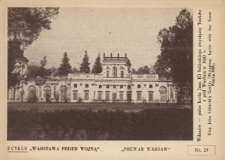 Warszawa przed wojną : Wilanów - pałac króla Jana III Sobieskiego zwycięzcy Turków z pod [sic!] Wiednia