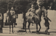 Generalfeldmarschall Prinz Leopold von Bayern zieht an der Spitze seiner Truppen in Warschau ein