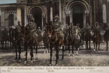 Oestl. Kriegsschauplatz : Warschau : Prinz Leopold von Bayern vor der russischen Kirche