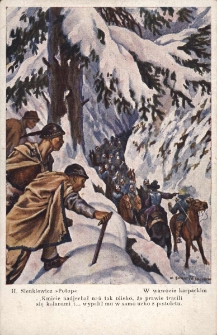 W wąwozie karpackim