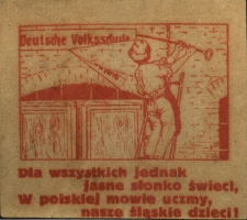 Dla wszystkich jednak jasne słonko świeci w polskiej mowie uczmy, nasze śląskie dzieci