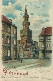 Gruss aus Oppeln : Rathhaus