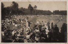 Oberschlesisches Strandbad im Wildgrund Langenbr&uuml;ck O/S.