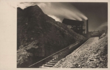 Werk Oppelnhafen gesehen von Steinbruchm&uuml;ndung aus : Schlesische Portland=Zement=Industrie A.=G., Oppeln