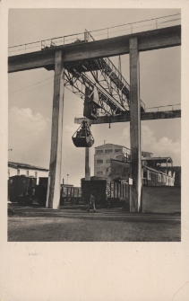 Kohlenkrananlage in Groschowitz : Schlesische Portland=Zement=Industrie A.=G., Oppeln