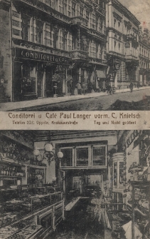 Conditorei u. Café Paul Langer vorm. C. Knietsch