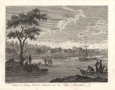 Anblick der Festung Werchne-Kolymsk und des Flusses Jassaschna