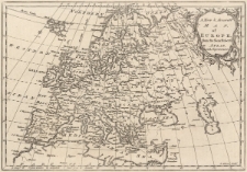 A New and Accurate Map of Europe from the Sieur Robert's Atlas with Improvements