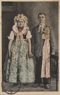 Oberschlesische Trachten : Kränzelpaar