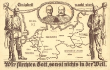 Einigkeit macht stark : Wir f&uuml;rchten Gott, sonst nichts in der Welt