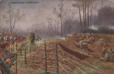 Stacheldraht-Hindernisse