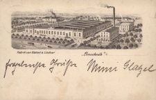 Lonschnik O./S. : Fabrik von Glatzel & Lindner