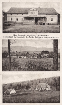 Max Barnert's Gasthaus „Waldesruh” in Neudeck, b. Neustadt, O.-Schl.