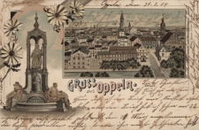 Gruss aus Oppeln : Zierbrunnen