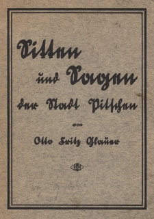 Sitten und Sagen der Stadt Pitschen