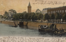 Oppeln : Mühlgraben mit Schleuse