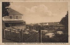 Sczepanowitz b. Oppeln : Linden-Restaurant, Kaffee u. Konditorei, Inh. V. Mierzwa, Tel. W. 61