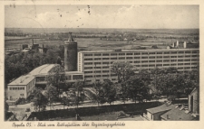 Oppeln OS. : Blick vom Rathausturm über Regierungsgebäude