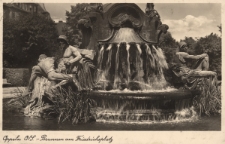 Oppeln O./S. : Brunnen am Friedrichsplatz