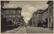 Oppeln : Helmut Br&uuml;cknerstr. mit Landratsamt