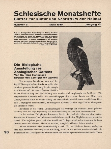 Schlesische Monatshefte : Blätter für Kultur und Schrifttum der Heimat 1930, 7 Jg., Nr 3