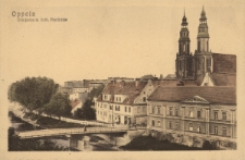Oppeln : Oderpartie m. kath. Pfarrkirche