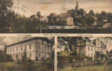 Gru&szlig; aus K&uuml;hschmalz : Gesamtansicht, Schloss Oberhof, Schloss Niederhof