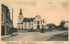 Gru&szlig; aus Friedland, O.-Schl. : Kath. Kirche
