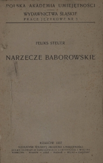 Narzecze baborowskie