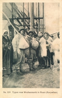 Typen vom Wochenmarkt in Huszt (Karpathen)