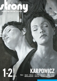 Strony : opolskie pismo społeczno-kulturalne 2009, nr 1-2 (26-27)