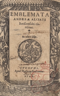 Emblemata Andreae Alciati iurisconsuli clarissimi