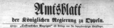 Amtsblatt der Königlichen Regierung zu Oppeln 1914. Stück 1