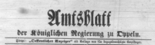 Amtsblatt der Königlichen Regierung zu Oppeln 1918. Stück 1